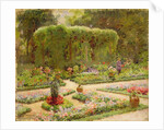 In the Garden, 1923 by Edouard Gaetan Charles Ansaloni