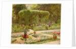 In the Garden, 1923 by Edouard Gaetan Charles Ansaloni