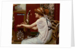The Muse Erato at her Lyre, 1895 by John William Godward