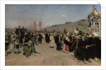 A Religious Procession in the Province of Kursk, 1880-83 by Ilya Efimovich Repin