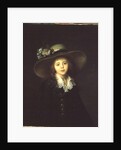 Portrait of Ekaterina Stroganov as a Child, 1780-89 by Jean Louis Voille