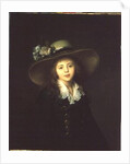 Portrait of Ekaterina Stroganov as a Child, 1780-89 by Jean Louis Voille