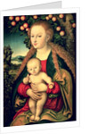 Virgin and Child under an Apple Tree by Lucas the Elder Cranach