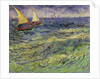 Seascape at Saintes-Maries 1888 by Vincent van Gogh