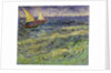 Seascape at Saintes-Maries 1888 by Vincent van Gogh