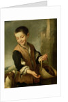 Boy with a Dog, c.1650 by Bartolome Esteban Murillo