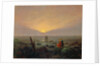 Moon Rising Over the Sea, 1821 by Caspar David Friedrich