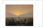 Moon Rising Over the Sea, 1821 by Caspar David Friedrich