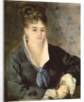 Lady in Black, c.1876 by Pierre Auguste Renoir