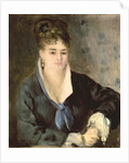 Lady in Black, c.1876 by Pierre Auguste Renoir