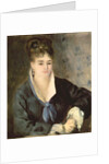 Lady in Black, c.1876 by Pierre Auguste Renoir