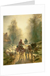 Setting off For Market by Constant-Emile Troyon