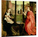 St. Luke Drawing a Portrait of the Virgin by Rogier van der Weyden