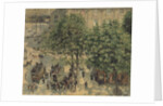 Place du Theatre-Francais, Spring, 1898 by Camille Pissarro