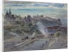 Edinburgh from near St. Anthony's Chapel on the North-west Shoulder of Arthur's Seat, 19th century by John Gendall