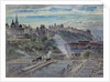 Edinburgh from near St. Anthony's Chapel on the North-west Shoulder of Arthur's Seat, 19th century by John Gendall