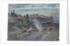 Edinburgh from near St. Anthony's Chapel on the North-west Shoulder of Arthur's Seat, 19th century by John Gendall