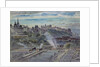 Edinburgh from near St. Anthony's Chapel on the North-west Shoulder of Arthur's Seat, 19th century by John Gendall