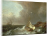 Galleon in Stormy Seas by Jan Claes Rietschoof