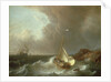 Galleon in Stormy Seas by Jan Claes Rietschoof