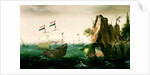 A Dutch Merchant Ship off a Rocky Coast by Cornelis Verbeeck