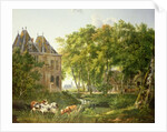 The Village Pond by Dutch School