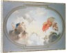 A Ceiling Design depicting the Apotheosis of Flora, 18th century by Jacob de Wit