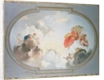 A Ceiling Design depicting the Apotheosis of Flora, 18th century by Jacob de Wit