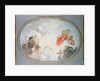 A Ceiling Design depicting the Apotheosis of Flora, 18th century by Jacob de Wit