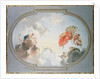 A Ceiling Design depicting the Apotheosis of Flora, 18th century by Jacob de Wit