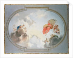 A Ceiling Design depicting the Apotheosis of Flora, 18th century by Jacob de Wit