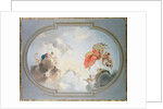 A Ceiling Design depicting the Apotheosis of Flora, 18th century by Jacob de Wit
