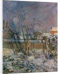 Garden in snow, 1883 by Paul Gauguin