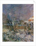Garden in snow, 1883 by Paul Gauguin