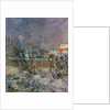 Garden in snow, 1883 by Paul Gauguin