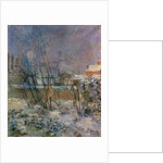 Garden in snow, 1883 by Paul Gauguin
