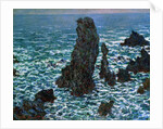 Les Pyramides at Port-Coton, Belle-Ile-en-Mer, 1886 by Claude Monet