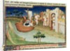Marco Polo with elephants and camels arriving at Hormuz on the Gulf of Persia from India, c.1410-12 by (and workshop) Boucicaut Master