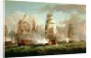 Ship 'Neptune' fighting, Trafalgar, 1805 by J. Francis Sartorius