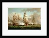 Ship 'Neptune' fighting, Trafalgar, 1805 by J. Francis Sartorius