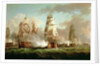Ship 'Neptune' fighting, Trafalgar, 1805 by J. Francis Sartorius