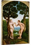 Adam and Eve in Paradise by Jan van Scorel