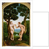 Adam and Eve in Paradise by Jan van Scorel