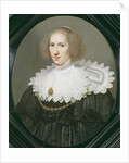 Portrait of a Lady with a Lace Collar and Pearls by Michiel Jansz. van Miereveld