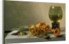 A Still Life with a Roemer and a Gilt Cup, c.1635 by Pieter Claesz