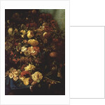 Still Life of Flowers on a Ledge with Birds Nest, 1884 by Pierre-Louis de Coninck