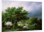 Landscape with a Mill by Barend Cornelis Koekkoek