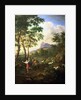 An Arcadian Landscape with Pan and Syrinx by Jacob de Heusch