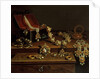 Casket of jewels on a table, principally of German Origin by Pieter Gerritsz. van Roestraten