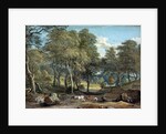 Windsor Forest with Oxen Drawing Timber, 1798 by Paul Sandby